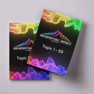 Generation Impact Academy β Year 1 Physical Book Bundle (Topics 1β100)